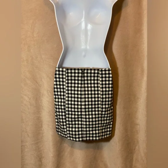 Free People gingham print skirt - Picture 6 of 8